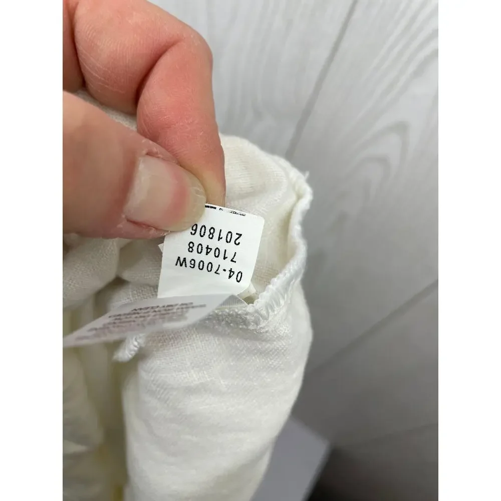 J.Jill Easy Linen-Blend Shorts in White/Gray, Women's size 2X BUNDLE - Picture 4 of 10